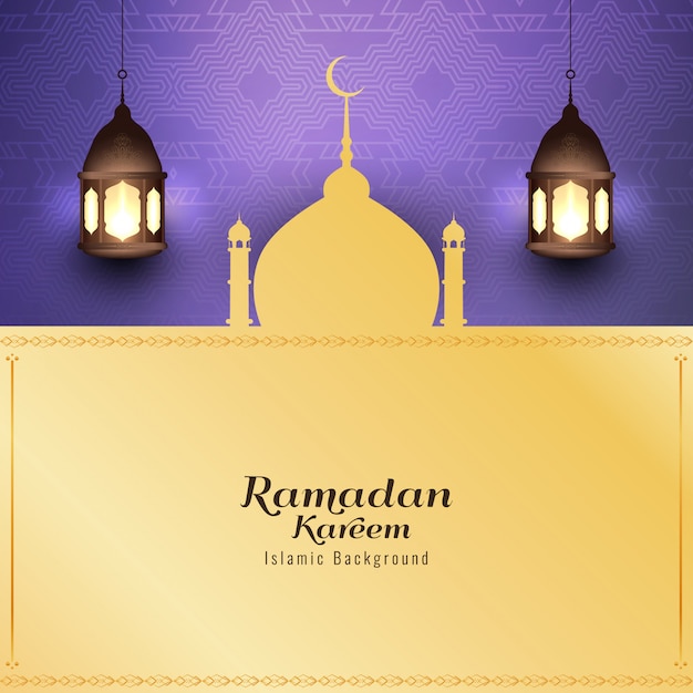 Fondo islámico decorativo abstracto de ramadan kareem