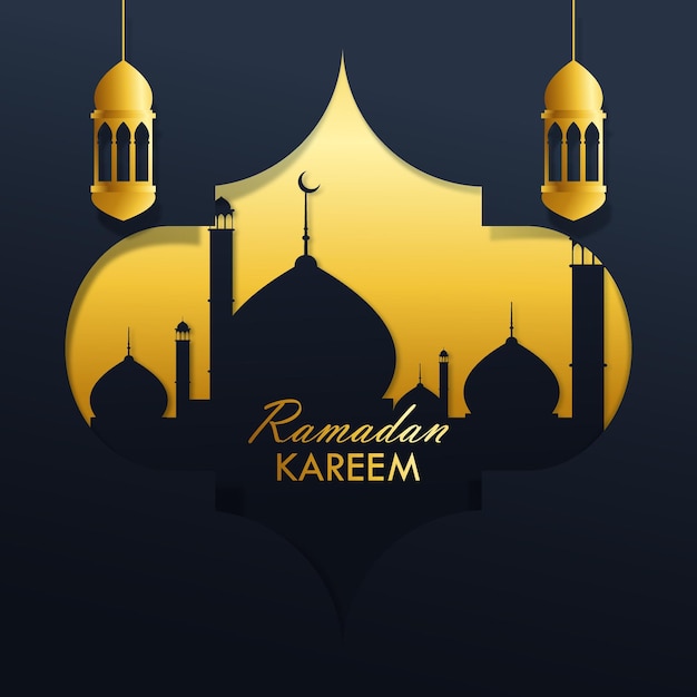 Fondo islámico de Ramadán Kareem