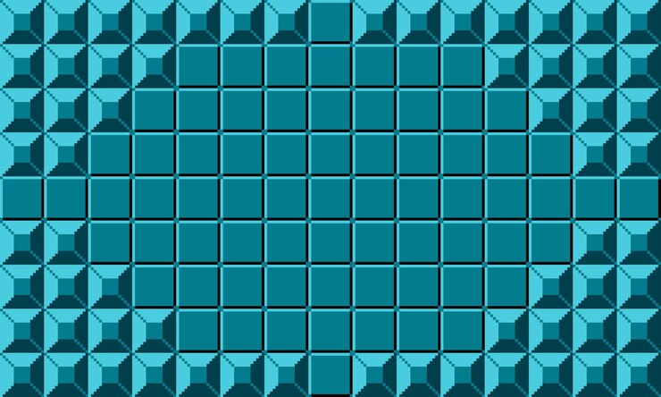 Vector fondo de juego de 8 bits de píxeles ilustración vectorial arte de píxeles