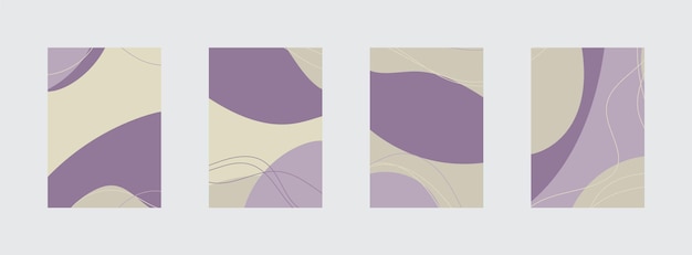 Fondo de juego abstracto minimalista dibujado a mano