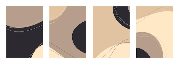 Fondo de juego abstracto minimalista dibujado a mano