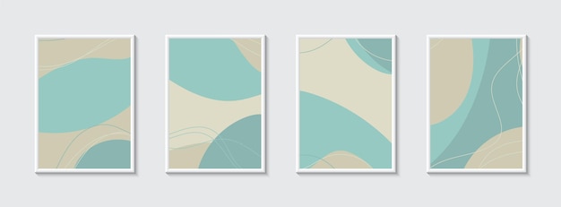 Fondo de juego abstracto minimalista dibujado a mano
