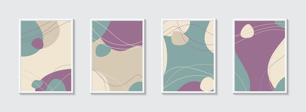 Fondo de juego abstracto minimalista dibujado a mano
