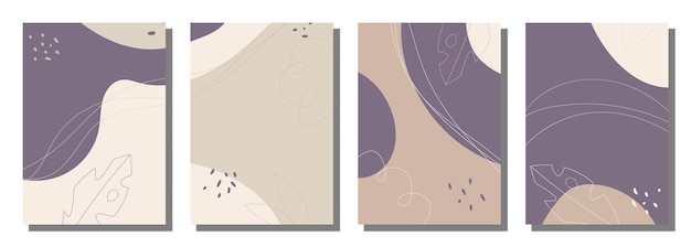 Fondo de juego abstracto minimalista dibujado a mano