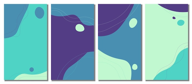 Fondo de juego abstracto minimalista dibujado a mano