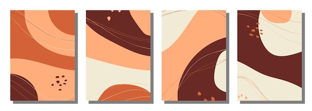 Fondo de juego abstracto minimalista dibujado a mano