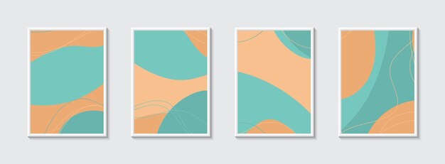 Fondo de juego abstracto minimalista dibujado a mano