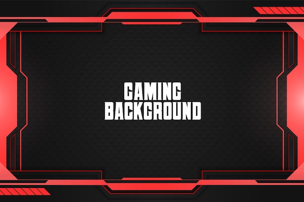 Fondo de juego rojo con elemento