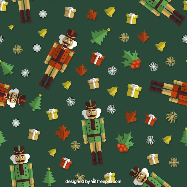 Fondo de juguetes de navidad