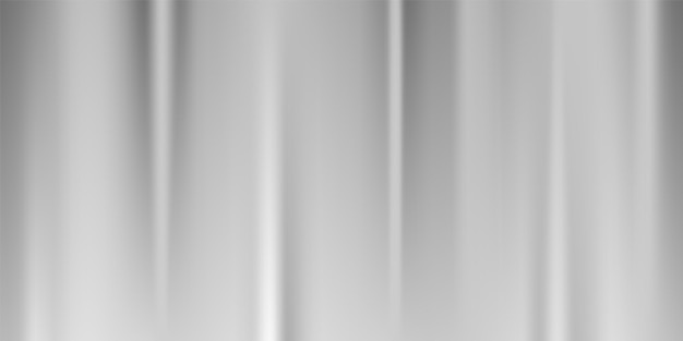 Fondo de lámina plateada Metal gris textura brillante degradado Superficie inoxidable Cromo realista