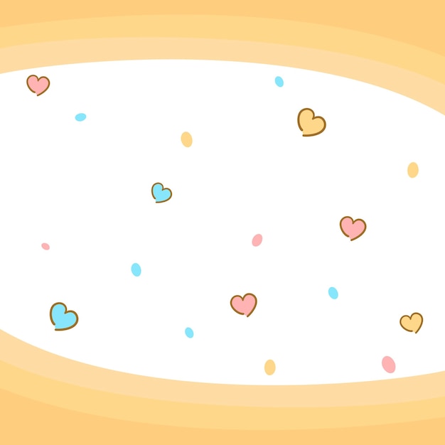 El fondo lindo con corazones Vector
