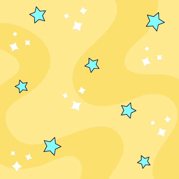 El fondo lindo con estrellas Vector