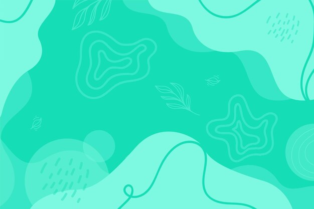 Fondo lindo de la ilustración de las formas onduladas abstractas