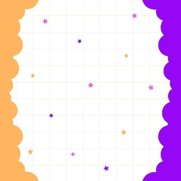 El fondo lindo con nubes Vector