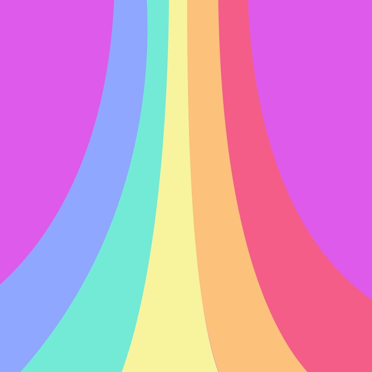Vector el fondo lindo del vector del arco iris