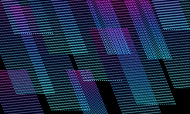 Fondo de línea abstracta con hermoso color