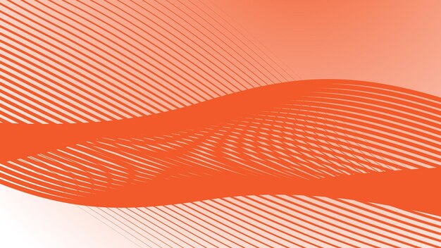 Fondo de línea abstracta naranja para telón de fondo o papel tapiz