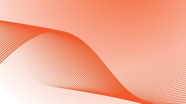 Fondo de línea abstracta naranja para telón de fondo o papel tapiz