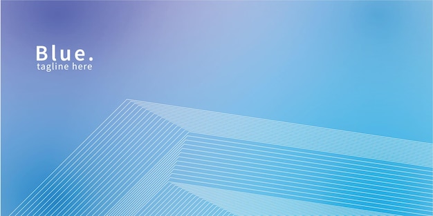 Fondo de línea azul en gradiente