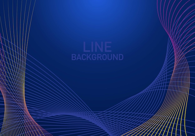 Vector fondo de linea azul