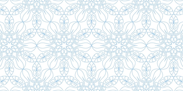 fondo de línea étnica patrón azul