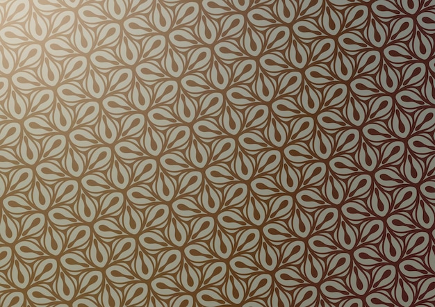 Fondo de línea gráfica de patrón marrón abstracto
