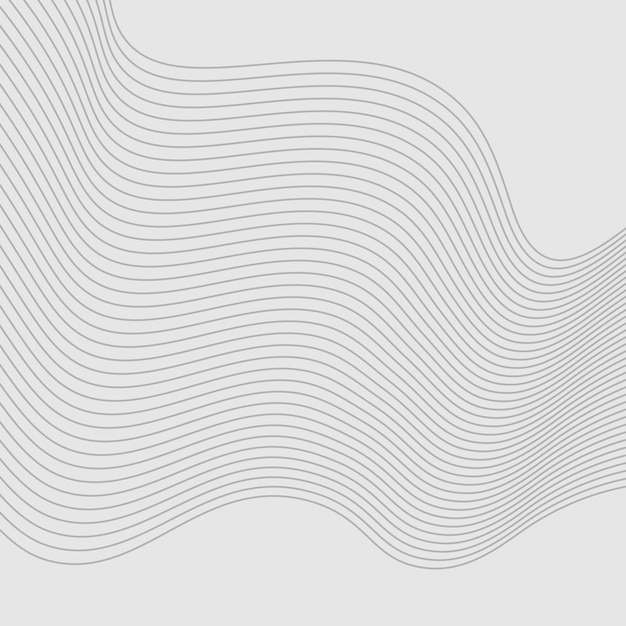 Fondo de línea ondulada abstracta o patrón ondulado y estilo de arte de línea de fondo web