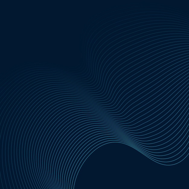 Fondo de línea ondulada abstracta onda de sonido dinámica patrón ondulado diseño de patrón de arte de línea elegante