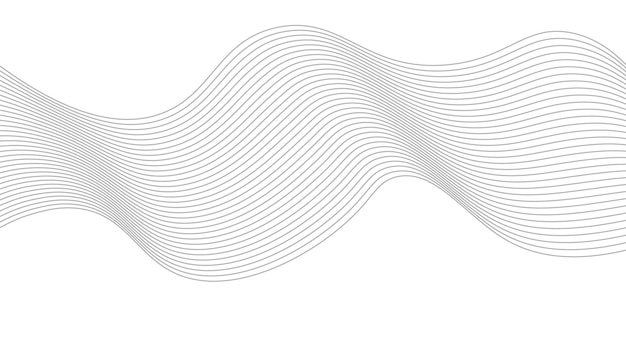 Fondo de línea ondulada abstracta onda de sonido dinámica patrón ondulado diseño de patrón de arte de línea elegante