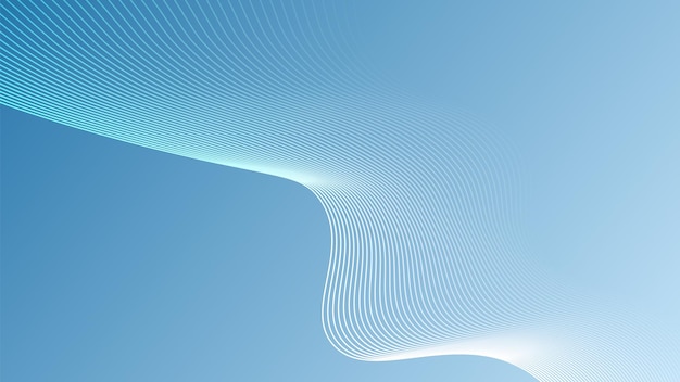 Fondo de línea ondulada abstracta patrón ondulado estilo de arte de línea y diseño de fondo web