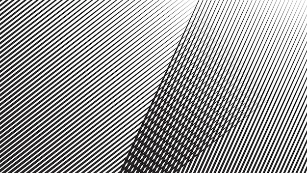 Fondo de línea de rayas abstractas en blanco y negro para telón de fondo o presentación