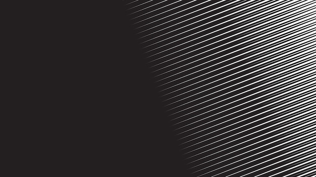Fondo de línea de rayas abstractas en blanco y negro para telón de fondo o presentación