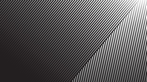 Fondo de línea de rayas abstractas en blanco y negro para telón de fondo o presentación