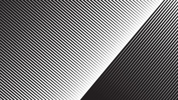 Fondo de línea de rayas abstractas en blanco y negro para telón de fondo o presentación