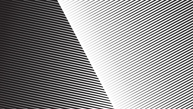 Fondo de línea de rayas abstractas en blanco y negro para telón de fondo o presentación