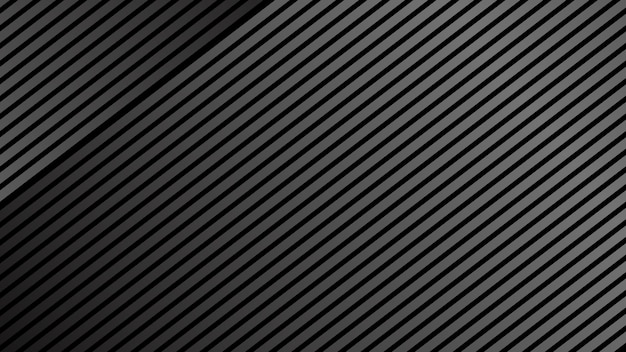 Fondo de línea de rayas abstractas grises negras para telón de fondo o presentación