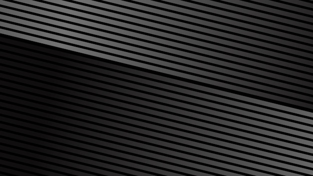 Fondo de línea de rayas abstractas grises negras para telón de fondo o presentación