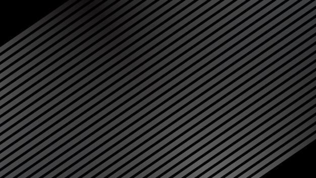 Fondo de línea de rayas abstractas grises negras para telón de fondo o presentación