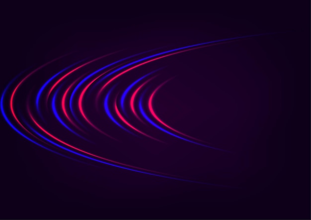 Fondo de línea roja y azul abstracto para la portada de la tarjeta de visita, el volante de la pancarta, la ilustración vectorial