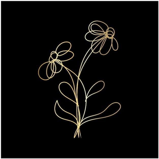 Fondo lineal dorado degradado vectorial