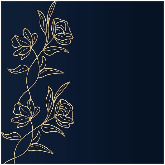 fondo lineal dorado degradado vectorial