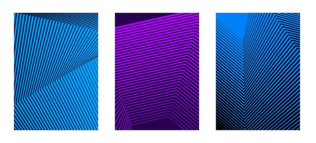 Fondo lineal Elementos de diseño Líneas poligonales Capa protectora para la plantilla de certificados de billetes Vector Líneas vectoriales de diferentes espesores, desde delgado a grueso EPS 10