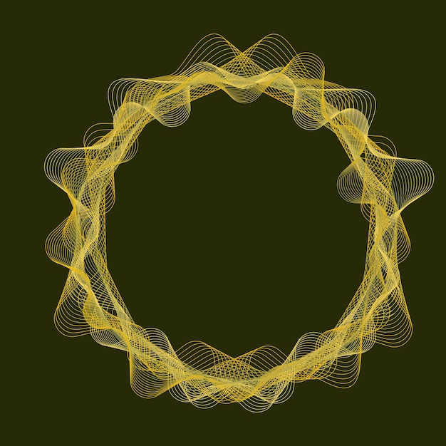 Fondo de líneas abstractas en espiral