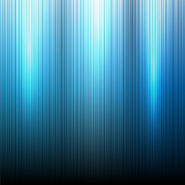 Fondo de líneas abstractas de neón azul