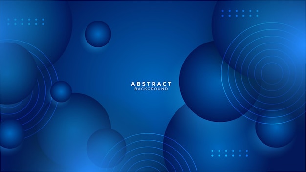 Fondo de líneas azules dinámicas degradado vectorial