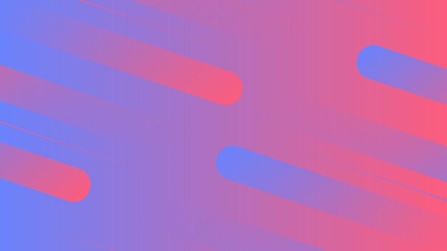 Fondo de líneas azules y rojas dinámicas degradadas