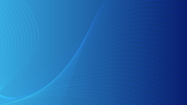 Fondo de líneas azules vectoriales libres