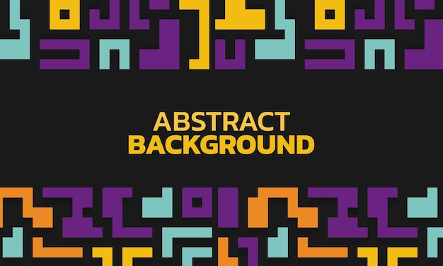 Fondo con líneas coloridas formas abstractas diseño plano de mosaico elegante