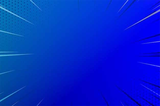 fondo de líneas cómicas azules