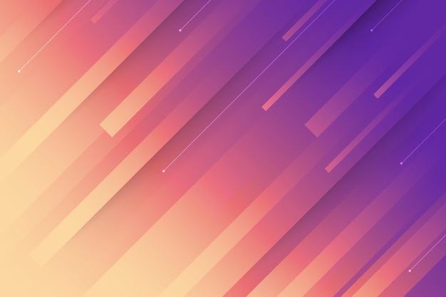 Fondo de líneas dinámicas de gradiente